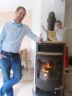  ...mit brennendem Kamin...